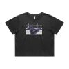 Wo's Heavy Faded Crop Tee 4089 Thumbnail