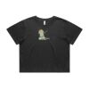 Wo's Heavy Faded Crop Tee 4089 Thumbnail