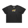 Wo's Heavy Faded Crop Tee 4089 Thumbnail