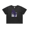 Wo's Heavy Faded Crop Tee 4089 Thumbnail
