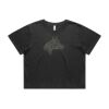Wo's Heavy Faded Crop Tee 4089 Thumbnail
