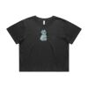 Wo's Heavy Faded Crop Tee 4089 Thumbnail