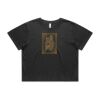 Wo's Heavy Faded Crop Tee 4089 Thumbnail