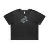 Wo's Heavy Faded Crop Tee 4089 Thumbnail