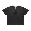 Wo's Heavy Faded Crop Tee 4089 Thumbnail