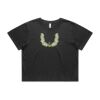 Wo's Heavy Faded Crop Tee 4089 Thumbnail