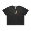 Wo's Heavy Faded Crop Tee 4089 Thumbnail