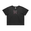 Wo's Heavy Faded Crop Tee 4089 Thumbnail
