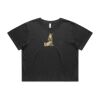 Wo's Heavy Faded Crop Tee 4089 Thumbnail