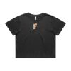 Wo's Heavy Faded Crop Tee 4089 Thumbnail