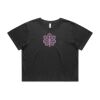 Wo's Heavy Faded Crop Tee 4089 Thumbnail