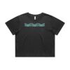 Wo's Heavy Faded Crop Tee 4089 Thumbnail