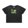 Wo's Heavy Faded Crop Tee 4089 Thumbnail