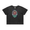 Wo's Heavy Faded Crop Tee 4089 Thumbnail