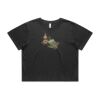 Wo's Heavy Faded Crop Tee 4089 Thumbnail