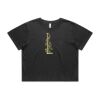 Wo's Heavy Faded Crop Tee 4089 Thumbnail