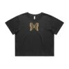 Wo's Heavy Faded Crop Tee 4089 Thumbnail