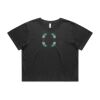 Wo's Heavy Faded Crop Tee 4089 Thumbnail