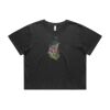 Wo's Heavy Faded Crop Tee 4089 Thumbnail