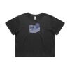 Wo's Heavy Faded Crop Tee 4089 Thumbnail