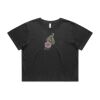 Wo's Heavy Faded Crop Tee 4089 Thumbnail