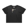 Wo's Heavy Faded Crop Tee 4089 Thumbnail