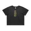 Wo's Heavy Faded Crop Tee 4089 Thumbnail