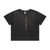 Wo's Heavy Faded Crop Tee 4089 Thumbnail