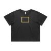 Wo's Heavy Faded Crop Tee 4089 Thumbnail