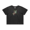 Wo's Heavy Faded Crop Tee 4089 Thumbnail