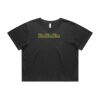Wo's Heavy Faded Crop Tee 4089 Thumbnail