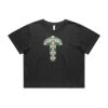 Wo's Heavy Faded Crop Tee 4089 Thumbnail