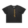 Wo's Heavy Faded Crop Tee 4089 Thumbnail