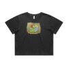 Wo's Heavy Faded Crop Tee 4089 Thumbnail