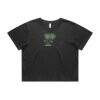 Wo's Heavy Faded Crop Tee 4089 Thumbnail