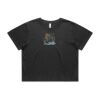 Wo's Heavy Faded Crop Tee 4089 Thumbnail