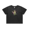 Wo's Heavy Faded Crop Tee 4089 Thumbnail
