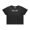 Wo's Heavy Faded Crop Tee 4089 Thumbnail