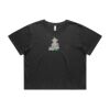 Wo's Heavy Faded Crop Tee 4089 Thumbnail