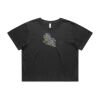 Wo's Heavy Faded Crop Tee 4089 Thumbnail