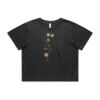 Wo's Heavy Faded Crop Tee 4089 Thumbnail