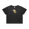 Wo's Heavy Faded Crop Tee 4089 Thumbnail
