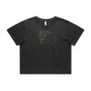 Wo's Heavy Faded Crop Tee 4089 Thumbnail