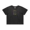 Wo's Heavy Faded Crop Tee 4089 Thumbnail