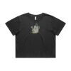 Wo's Heavy Faded Crop Tee 4089 Thumbnail