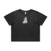 Wo's Heavy Faded Crop Tee 4089 Thumbnail
