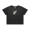 Wo's Heavy Faded Crop Tee 4089 Thumbnail