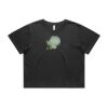 Wo's Heavy Faded Crop Tee 4089 Thumbnail