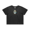 Wo's Heavy Faded Crop Tee 4089 Thumbnail