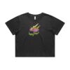Wo's Heavy Faded Crop Tee 4089 Thumbnail